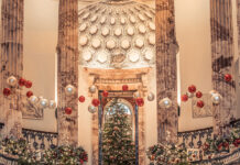 best stately homes at christmas