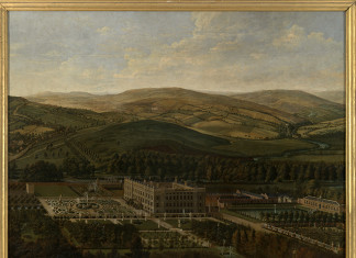 A View of Chatsworth by Jan Siberechts, Devonshire Collection