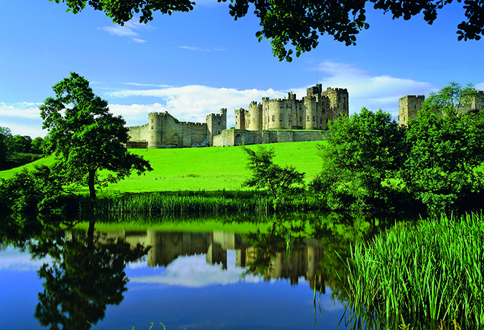Alnwick Castle, Alnwick, Northumberland, England, UK. Castles in England