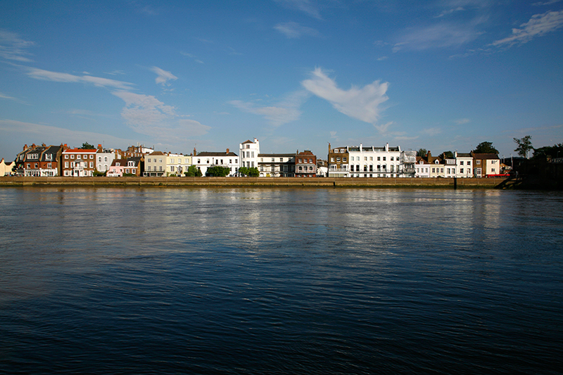 View across the River Thames to Barnes
