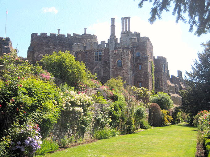 Berkeley Castle from the terrace. Credit David Bowd Exworth