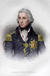 Lord Nelson led the Royal Navy to triumph at the Battle of Trafalgar