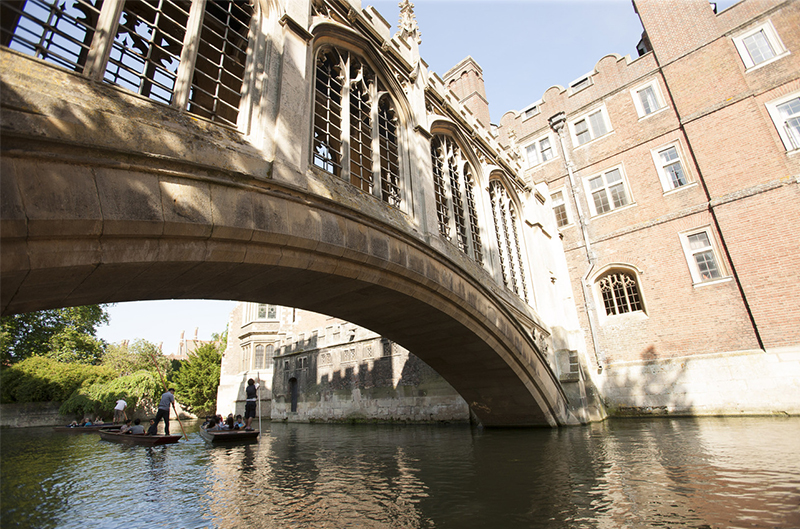 Bridge of Sighs, St John's College, Cambridge. Credit: Visit Britain