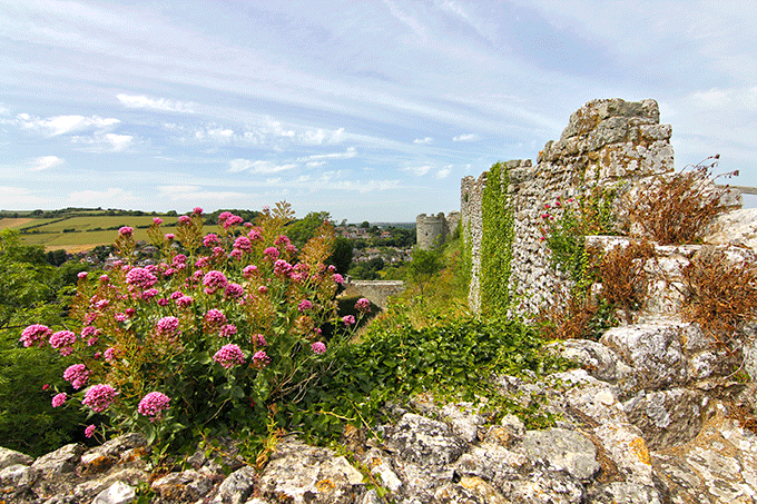 Carisbrooke Castle, a historic Elizabethan fortification, a tower on a mound with a surrounding wall Credit: VisitEngland/Visit Isle of Wight