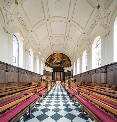 The chapel at Royal Chelsea Hospital. Credit: Stephen Bennett