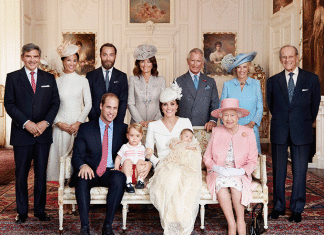Princess Charlotte's christening, prince george, royals, duke and duchess of cambridge