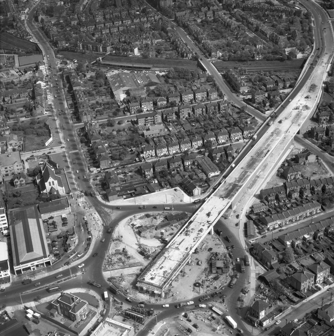 Chiswick flyover 1959