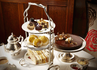 Chocolate afternoon tea at Brown's Hotel
