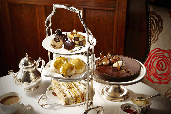 Chocolate afternoon tea at Brown's Hotel