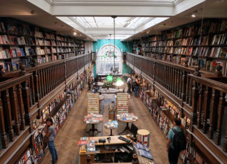 Daunt Book Shop, London. Credit: Creative Commons