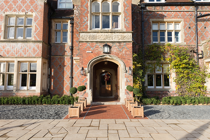 Entrance to Burley Manor, the New Forest, Hampshire. Credit: Burley Manor Hotel