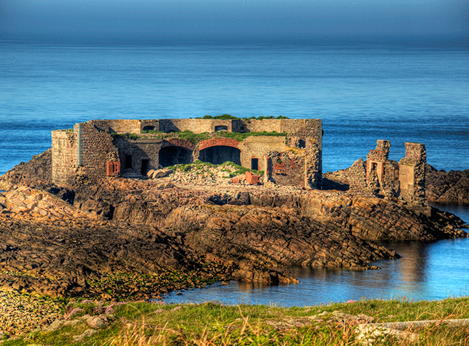 Fort Les Homeaux Florains, Alderney, the Channel Islands. Credit: Neil Howard/Visit Alderney