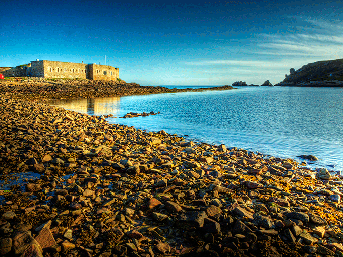 Fort Raz, Longis Bay, Alderney. Credit: Neil Howard/Visit Alderney
