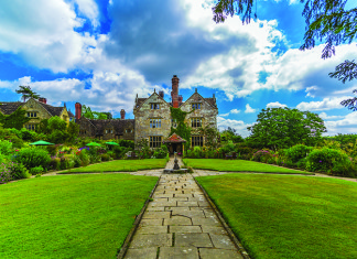 Gravetye Manor, West Sussex, English country hotel, manor house