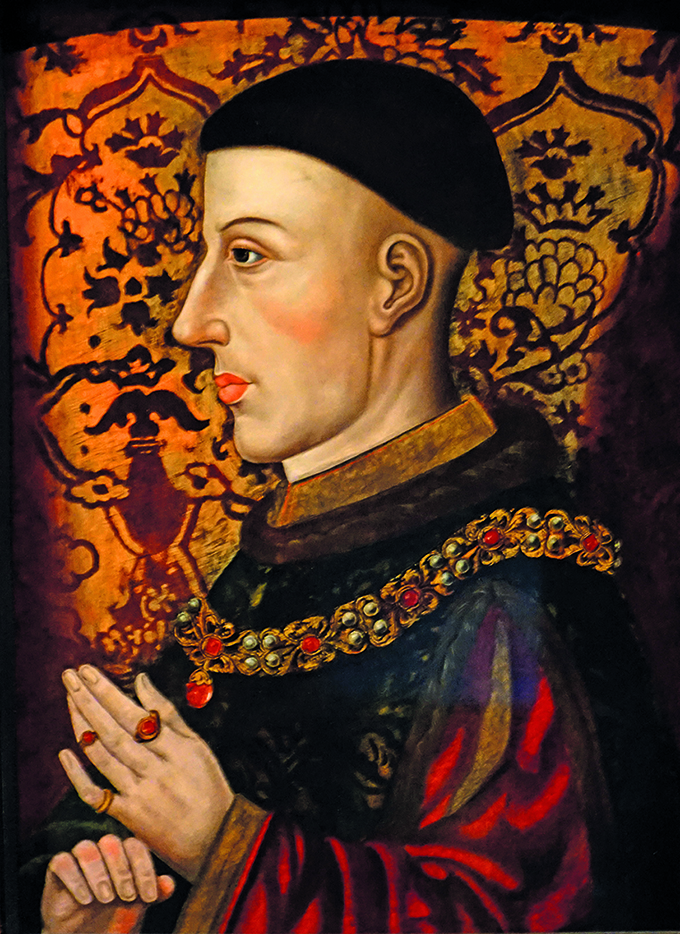 A portrait of Henry V of England