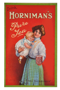 A Horniman tea ad, courtesy of Museum of Brands, Packaging and Advertising. Credit: Robert Opie