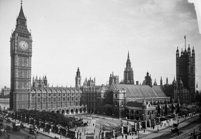 Houses of Parliament c1900. Credit: Parliamentary Archives