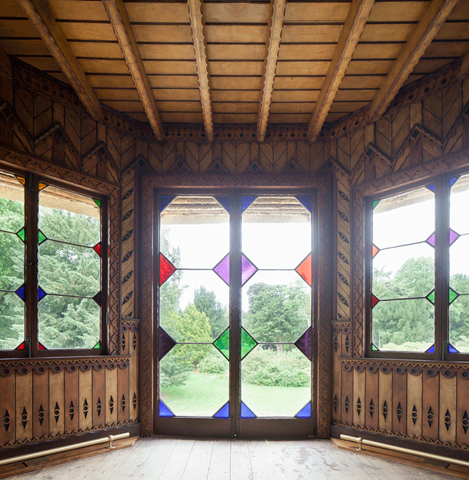 Inside Swiss Cottage, Swiss Garden Shuttleworth. Credit:  Andy Marshall Photography