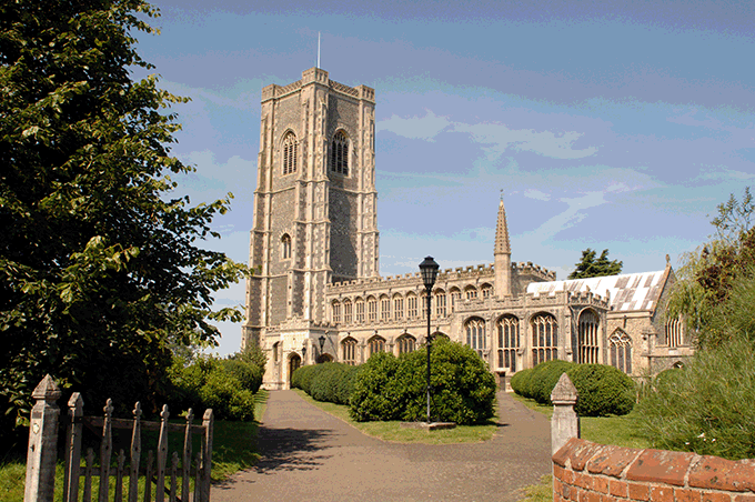 Lavenham, Church of St Peter and St Paul, Suffolk, England