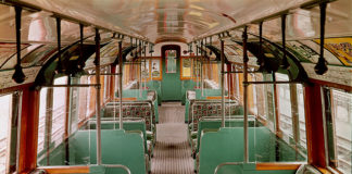 London Underground - A 1938 carriage. Credit: TFL from the London Transport Museum Collection