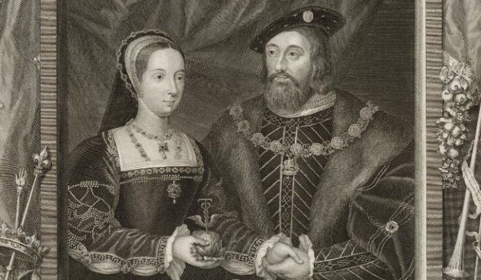 Mary Tudor with Charles Brandon