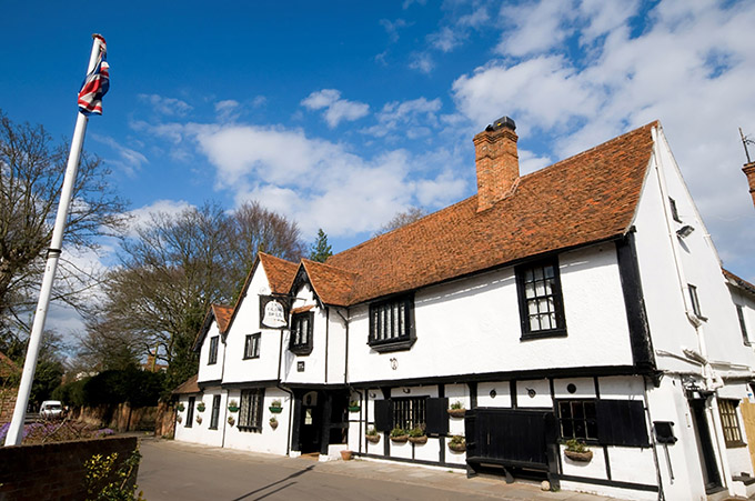 You can still see the original bell at the Olde Bell in Berkshire, which once acted as an alarm for monks at the nearby priory. Cosiest inns in England