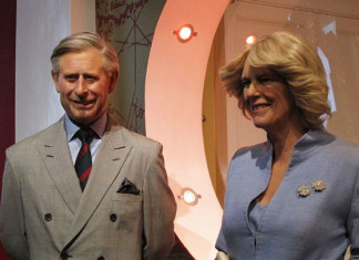Prince Charles and Camilla waxworks Madame Tussauds