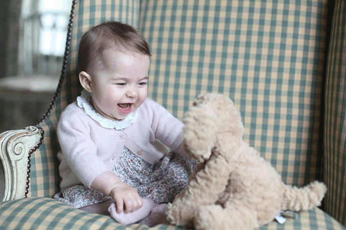 Princess Charlotte at six months. Credit: HRH The Duchess of Cambridge/PA Wire/Press Association Images