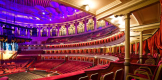 The grand auditorium of the Royal Albert Hall