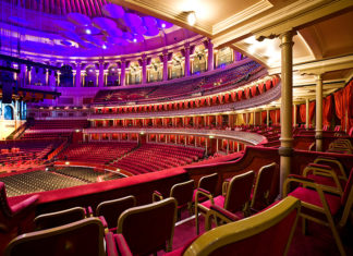 The grand auditorium of the Royal Albert Hall