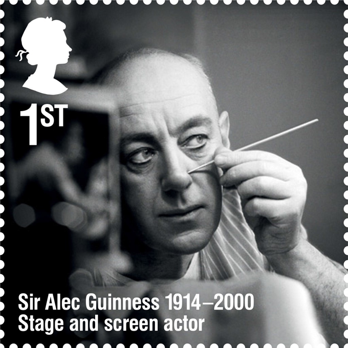 RL Alec Guinness stamp