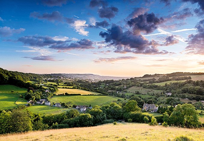 Slad Valley, Gloucestershire. Credit: Wolstenholme Images/Alamy