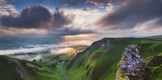 Sunrise at Winnats Pass, Derbyshire by Sven Mueller, Visit Britain Award, Landscape Photographer of the Year, Take a view 2014