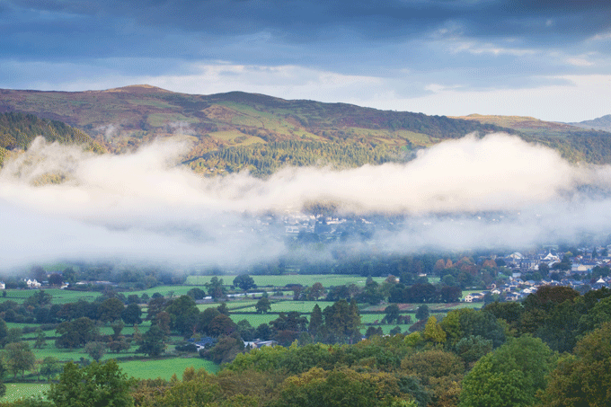 The Conwy Valley, north Wales