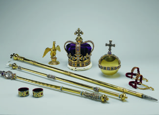 The Crown Jewels of England can be seen at the Jewel house at the Tower of London