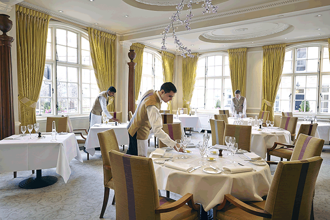The Dining Room at The Goring Hotel, London