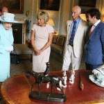The Queen at the Antiques Roadshow at Hillsborough Castle. Credit: Brian Lawless/PA Wire