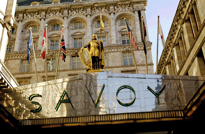 The Savoy, London. Credit: Travel Pictures/Alamy