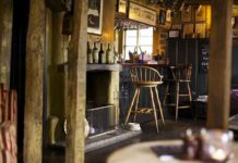 Traditional bar at the Anchor Inn, Hampshire | Cosy English Inns | Near Chawton, Jane Austen’s Hampshire