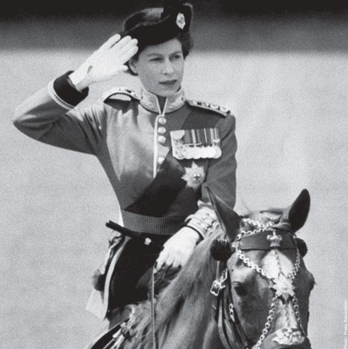 Princess Anne born Queen Elizabeth BIrthday.