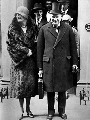 Winston Churchill and Clementine 1964. Credit: Everett Collection Historical/Alamy