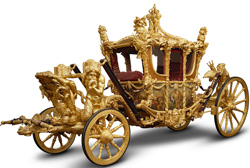 Gold stage coach at the Royal Mews