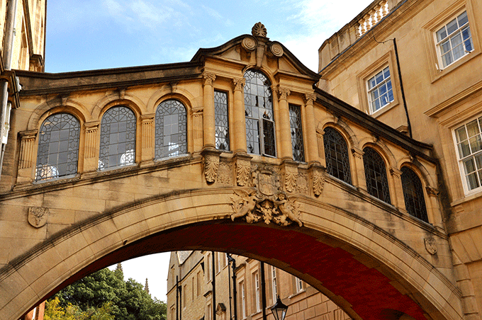 Hereford college, oxfrod, england, bridge of sighs