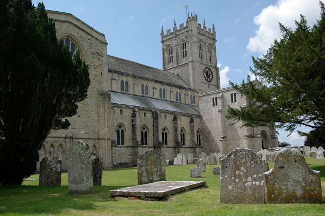 Christchurch Priory in Christchurch, Dorset
