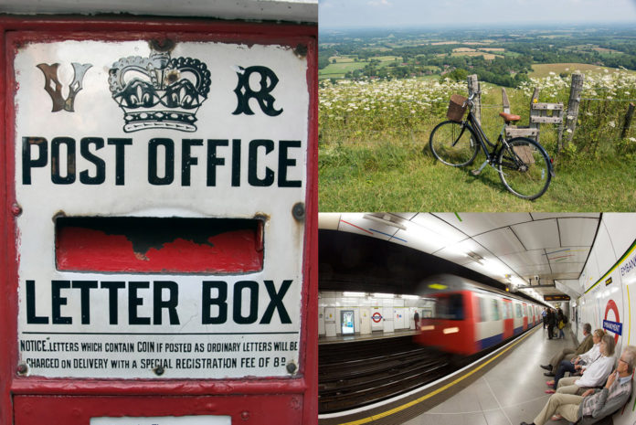 Postage stamps, bikes and the London Underground