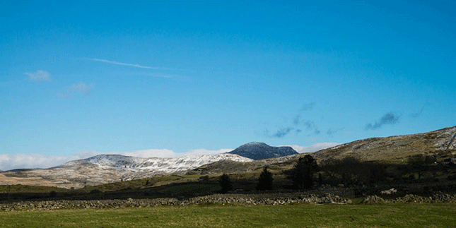 Snowdonia, mountains, view