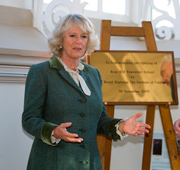 The Duchess of Cornwall at the school opening