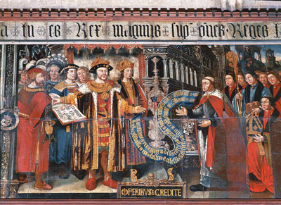 Tudor panel detail