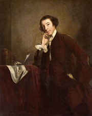Horace Walpole by Joshua Reynolds, from Ragley Hall