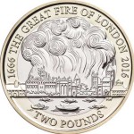 Great Fire of London, coin, Royal Mint